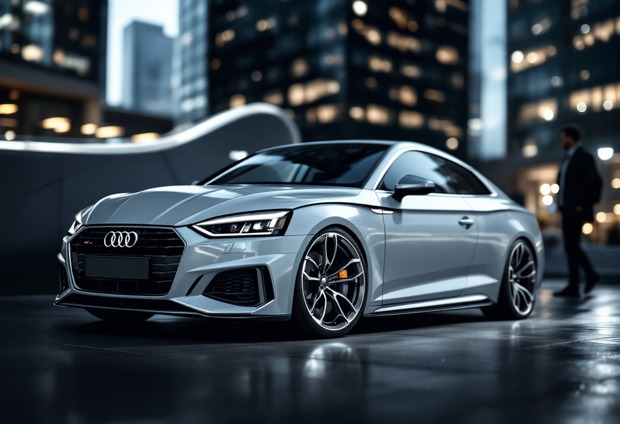 Audi A5 nuova generazione con design elegante e moderno