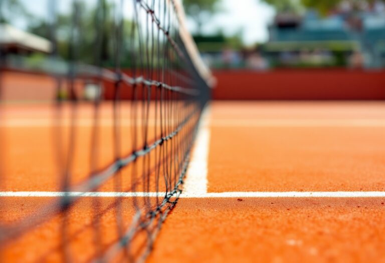 Iga Swiatek in campo durante una partita di tennis