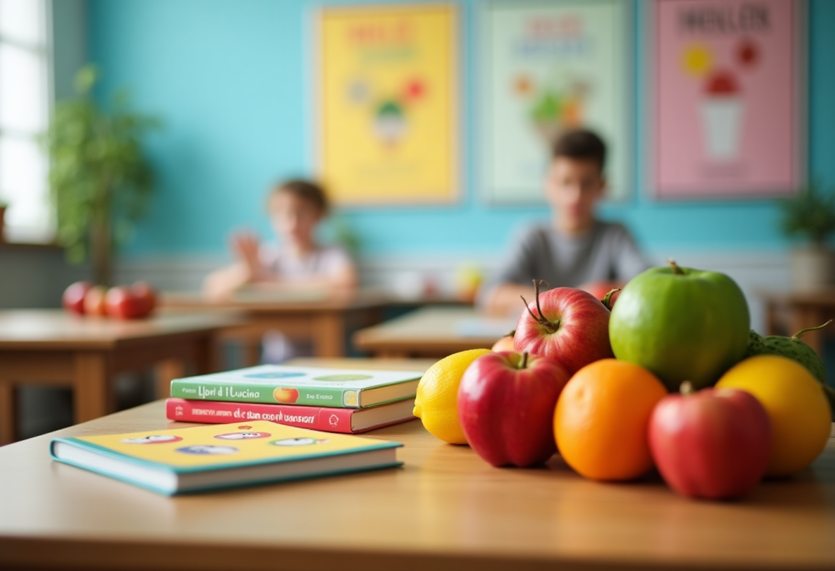 Immagine che rappresenta l'educazione alimentare nelle scuole