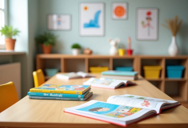 Bambini che partecipano a un'attività educativa prescolare