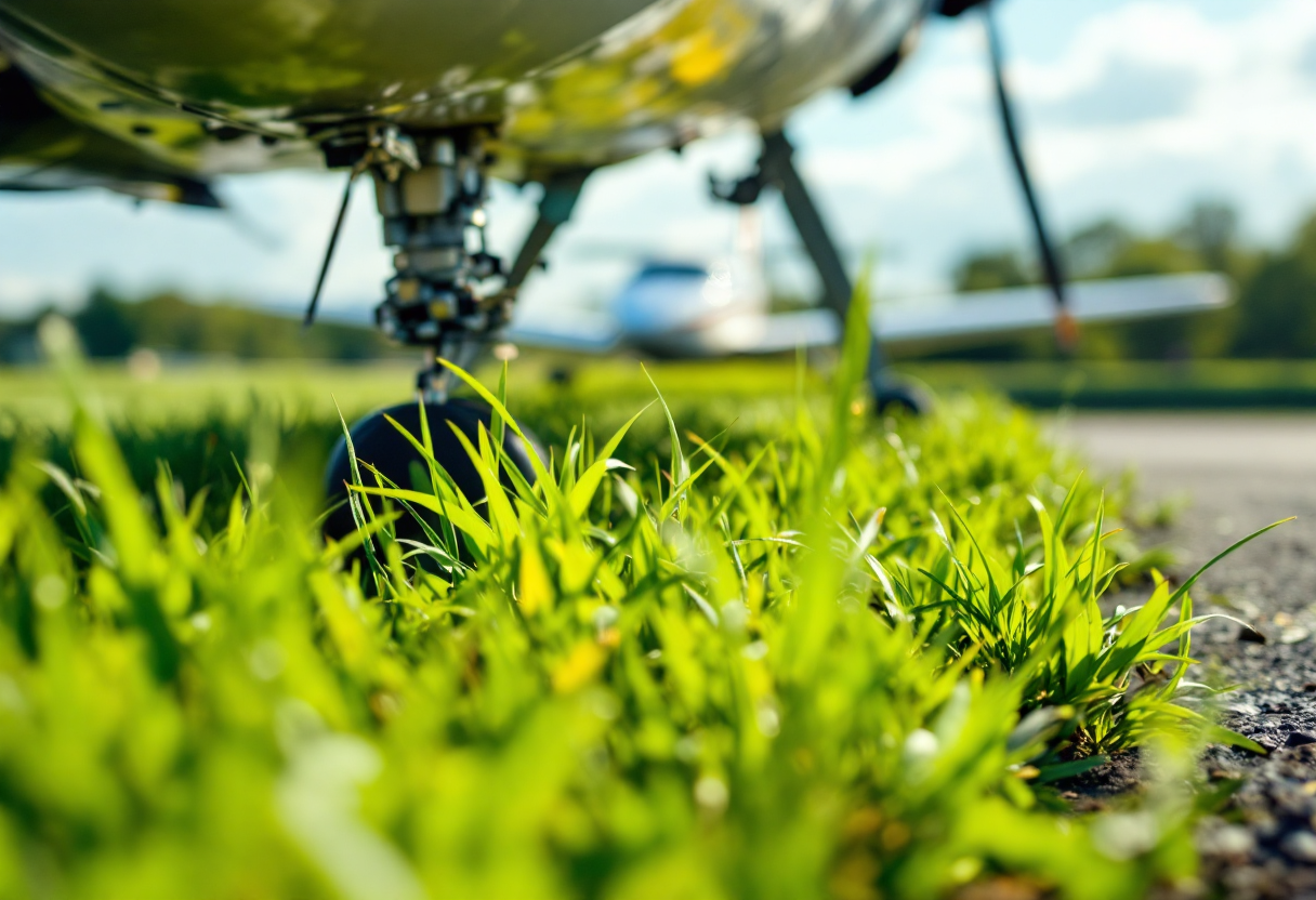 Piper incidentato a Treviso, aereo fuori pista