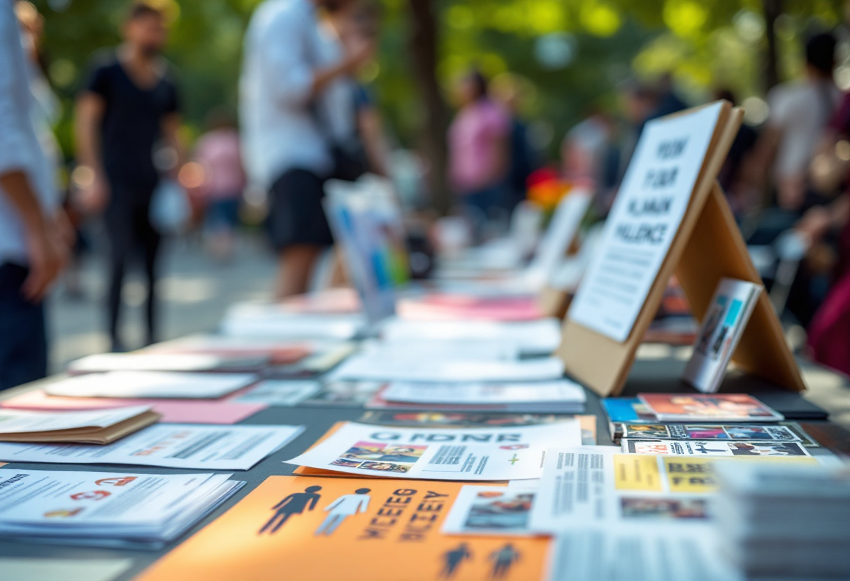 Manifestazione per la lotta contro la violenza di genere a Teramo