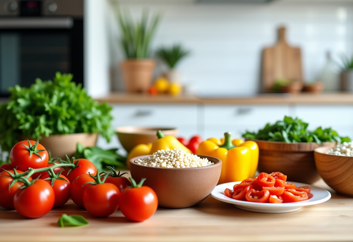 Immagine di un piano settimanale per meal prep