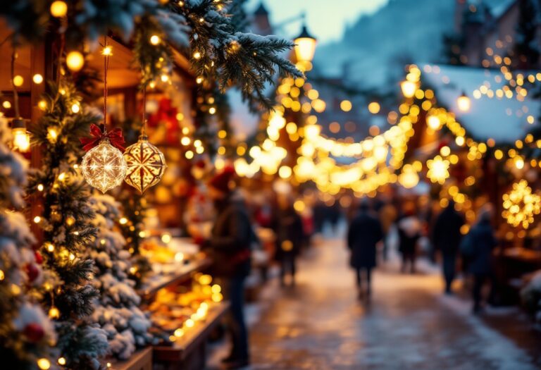 NataleLandia a Palermo con luci e decorazioni festive