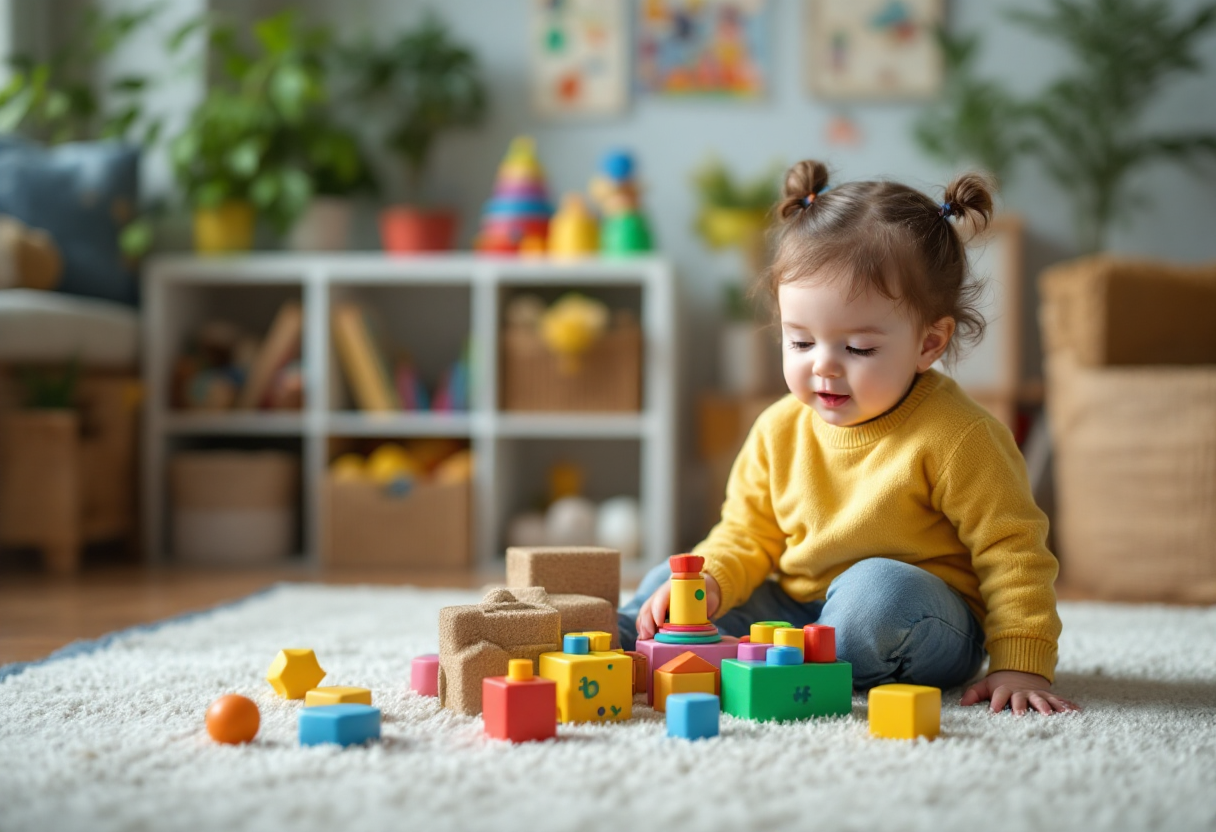 Bambino altamente sensibile in un ambiente sereno