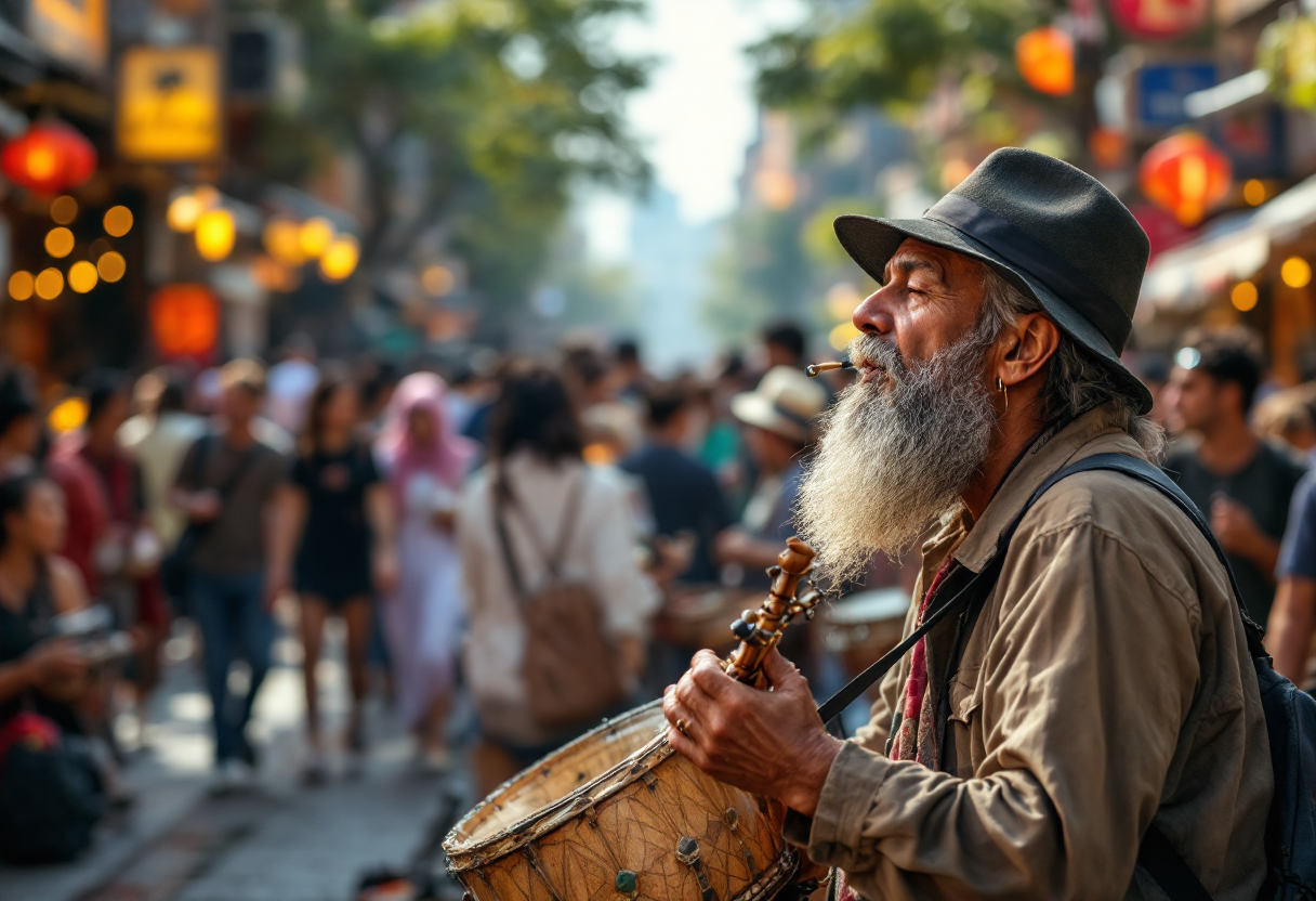 Immagine del viaggio musicale di Discoverland in India