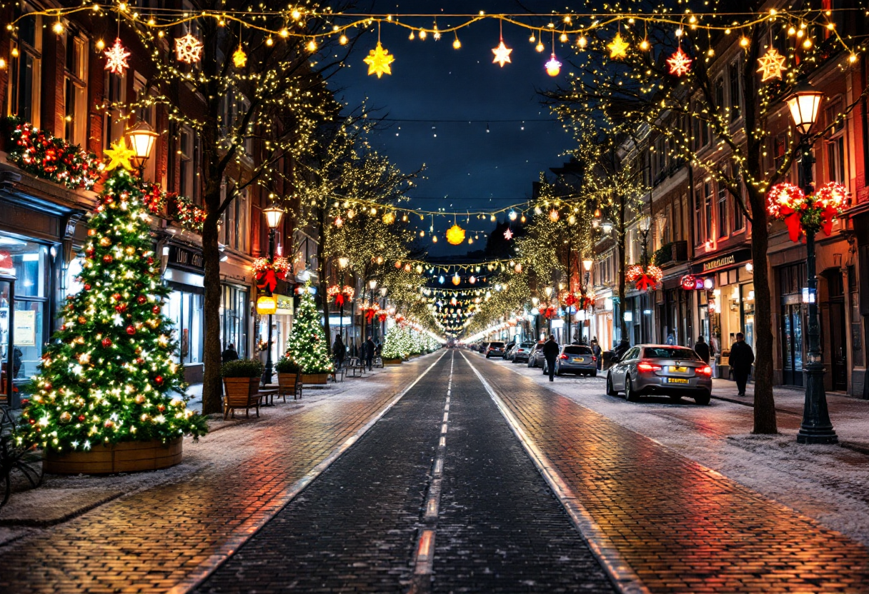 Babbi Natale in cammino per le strade di Genova