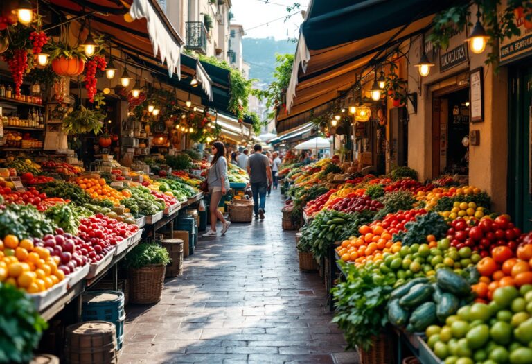 Piatto colorato con alimenti sani e freschi