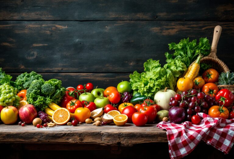 Famiglia italiana che prepara un pasto sano insieme