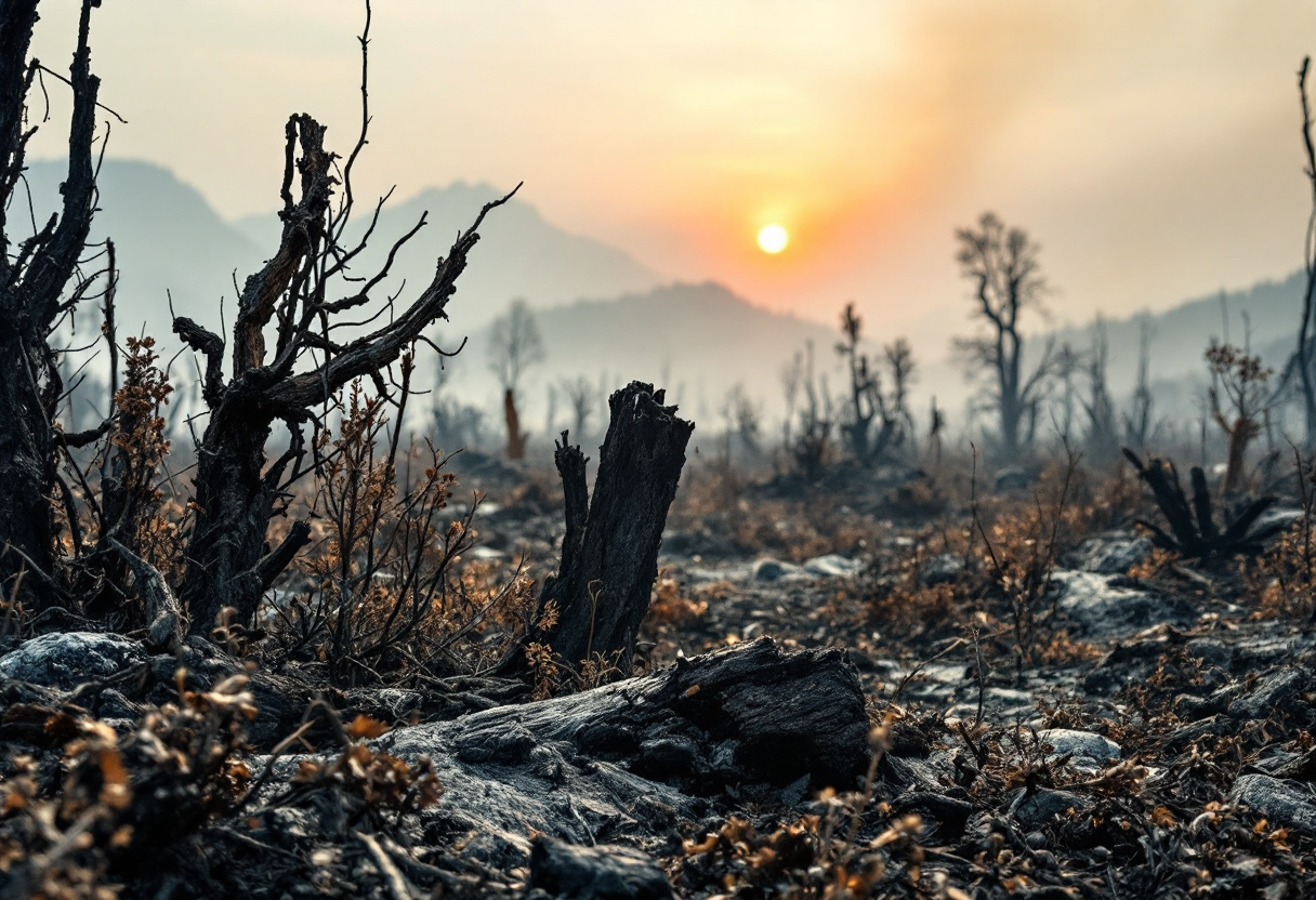 Incendi boschivi devastanti in Europa