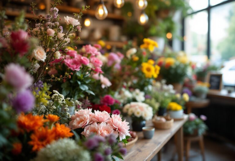 Fiori freschi e colorati del fiorista Manuela a Comerio