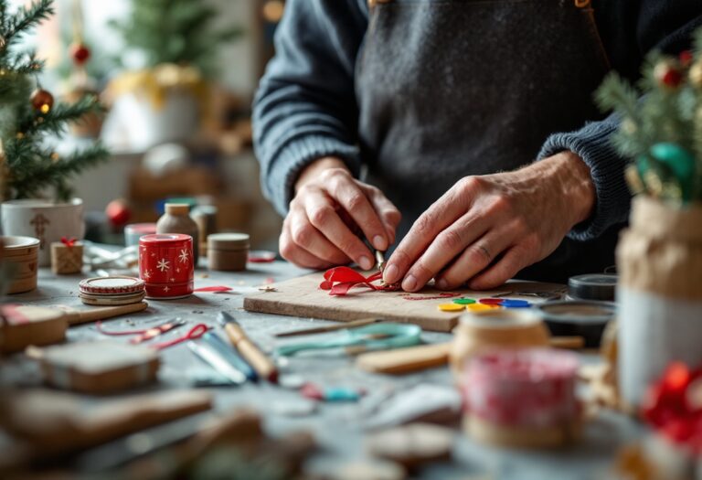 Davide Marchetti come Babbo Natale durante il viaggio della speranza