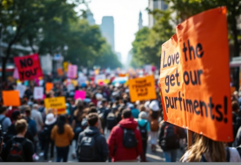 Duemila persone partecipano a una manifestazione per la sicurezza