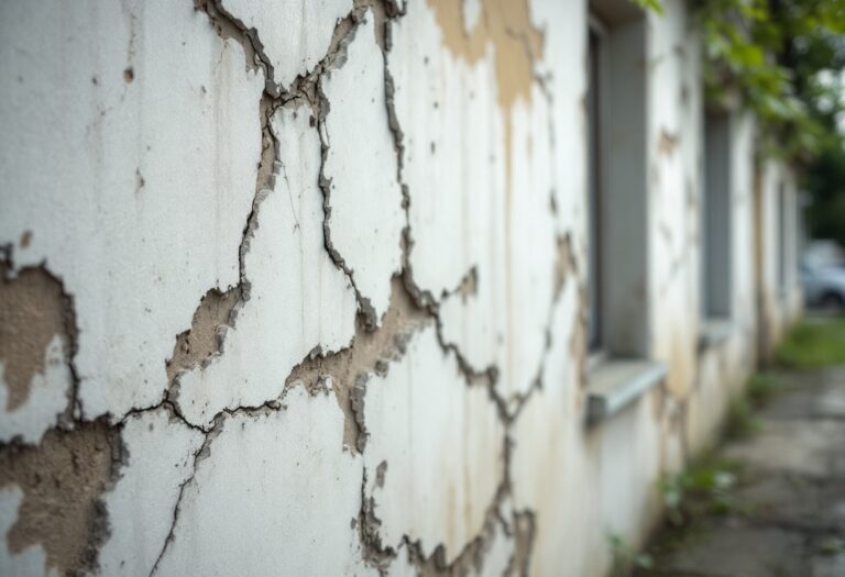 Infiltrazioni idriche in un edificio pubblico