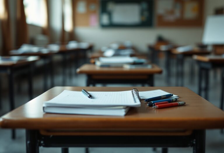 Immagine di una scuola slovacca dopo un attacco con coltello