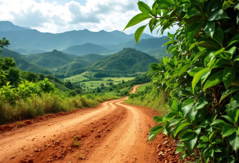 Motociclista esplora la natura incontaminata dell'Uganda