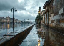 Bambini colpiti da alluvione nella provincia di Valencia