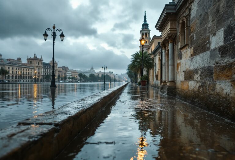 Bambini colpiti da alluvione nella provincia di Valencia