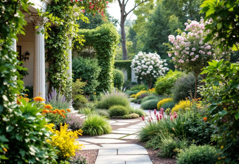 Giardino rinnovato di Palazzo Genova Rulli a Vasto