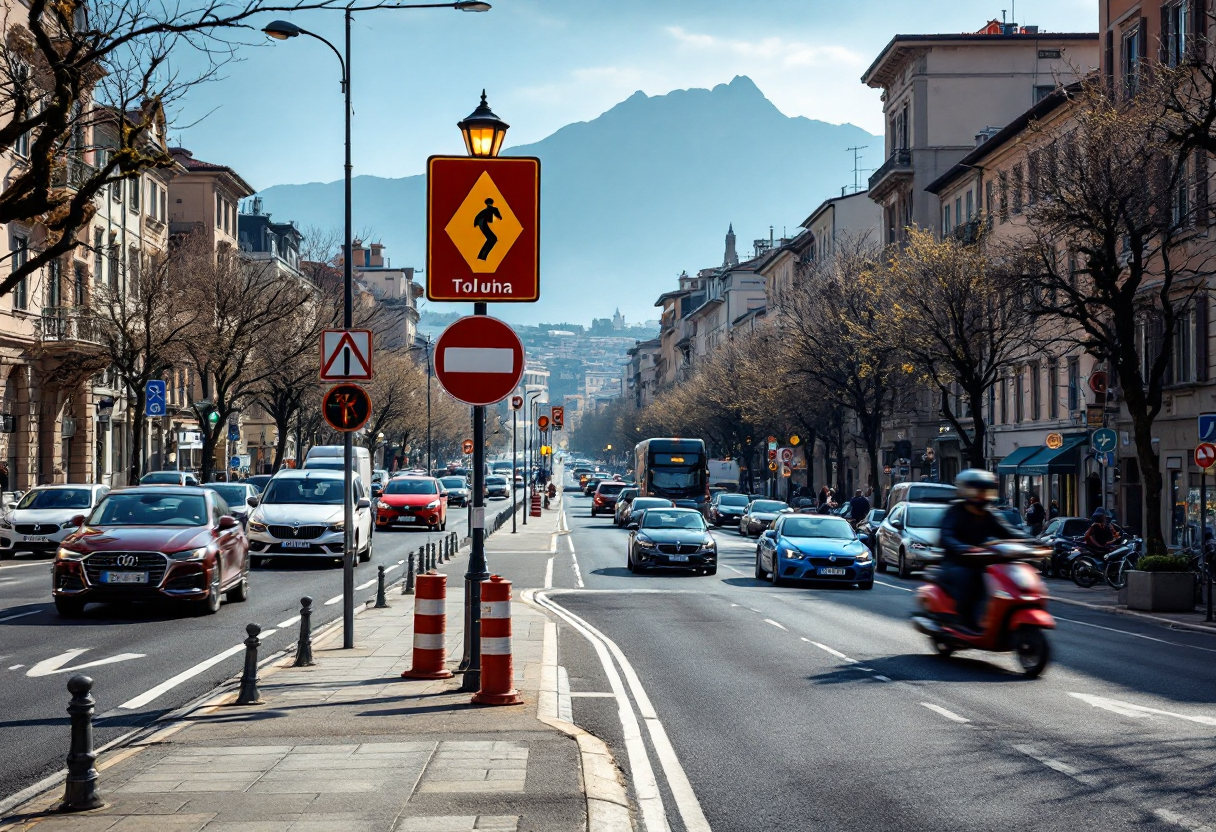 Immagine della campagna sulla sicurezza stradale in Lombardia