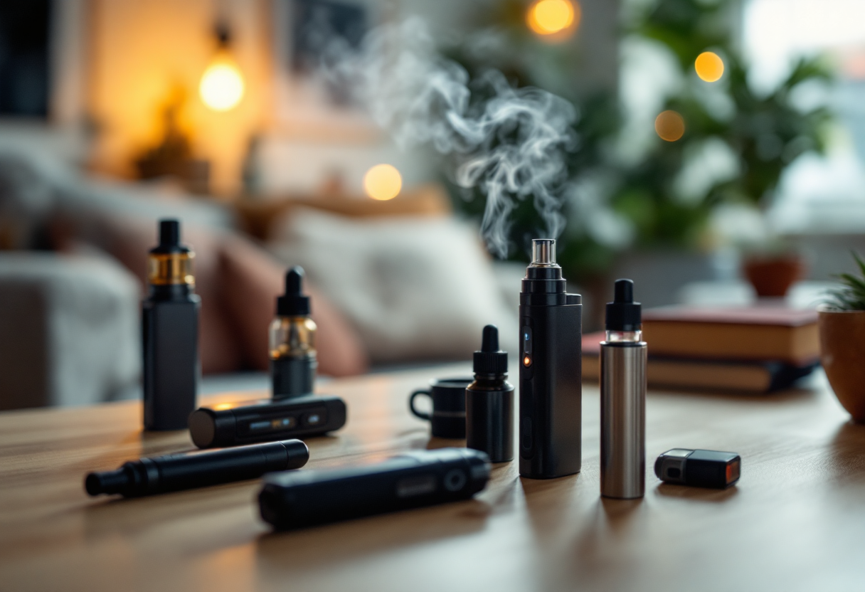 Grafico che mostra l'aumento dei casi di avvelenamento da e-cig negli Stati Uniti