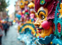 Manifestazione durante il Carnevale No Ponte di Messina