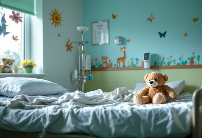 Bambini in cura palliativa in un ospedale italiano