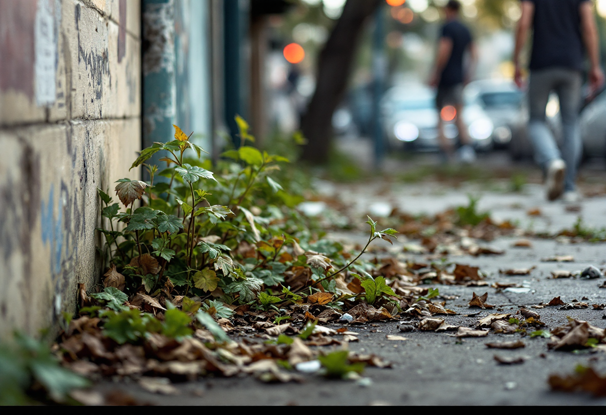 Immagine critica sulla gestione ecologica urbana