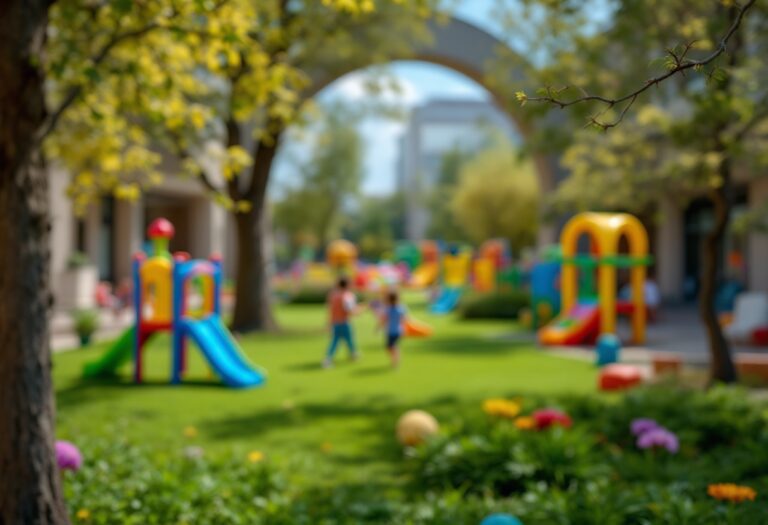 Area giochi per bambini al Nuovo Ospedale Stella Maris