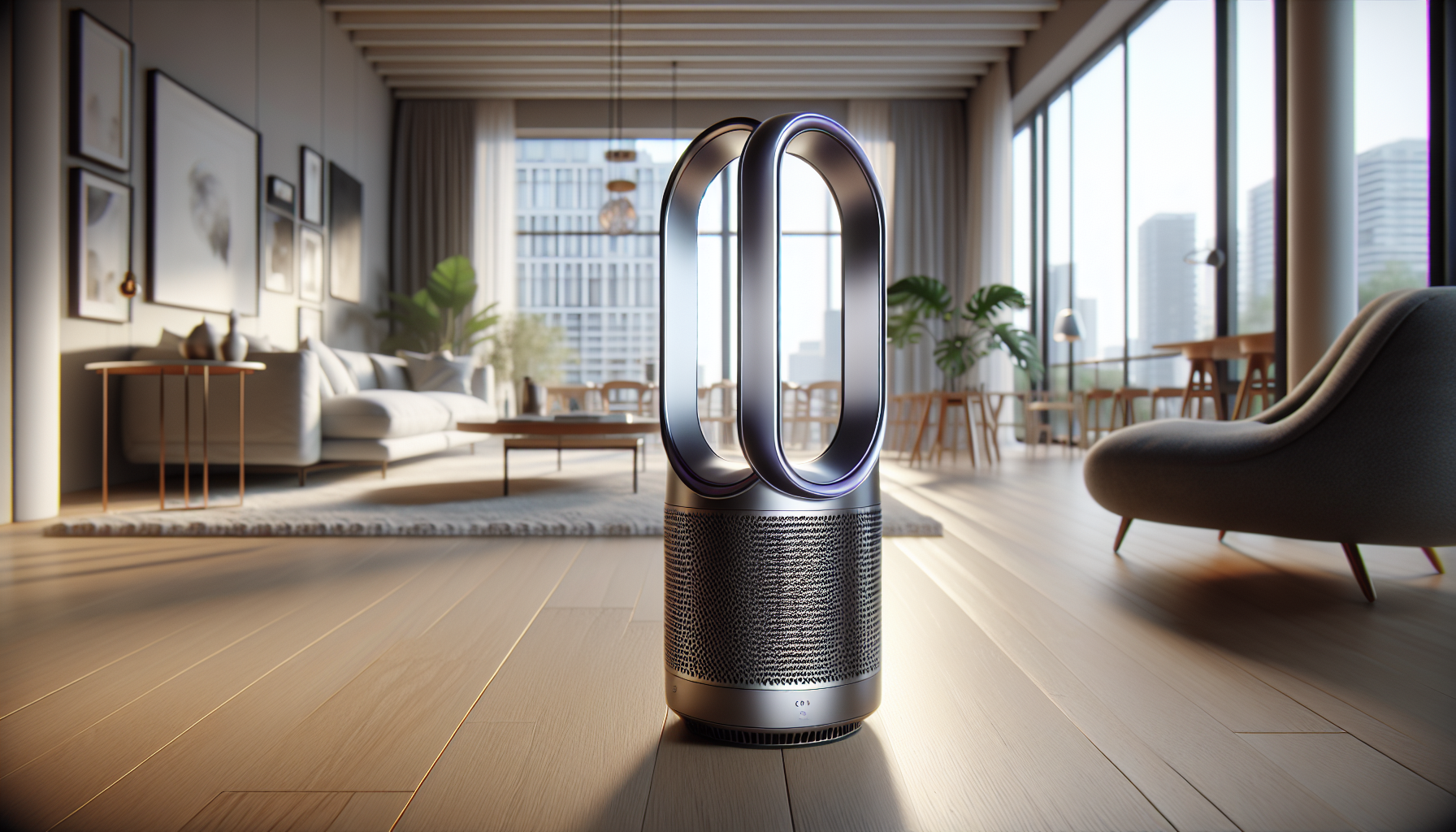 Dyson Purifier Humidify+Cool in azione per migliorare l'aria